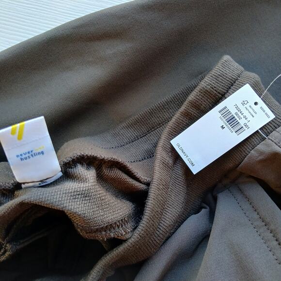 Old Navy StretchTech Go-H2O Water Repellant Joggers Mens M Coffee Grounds brown - Picture 6 of 13